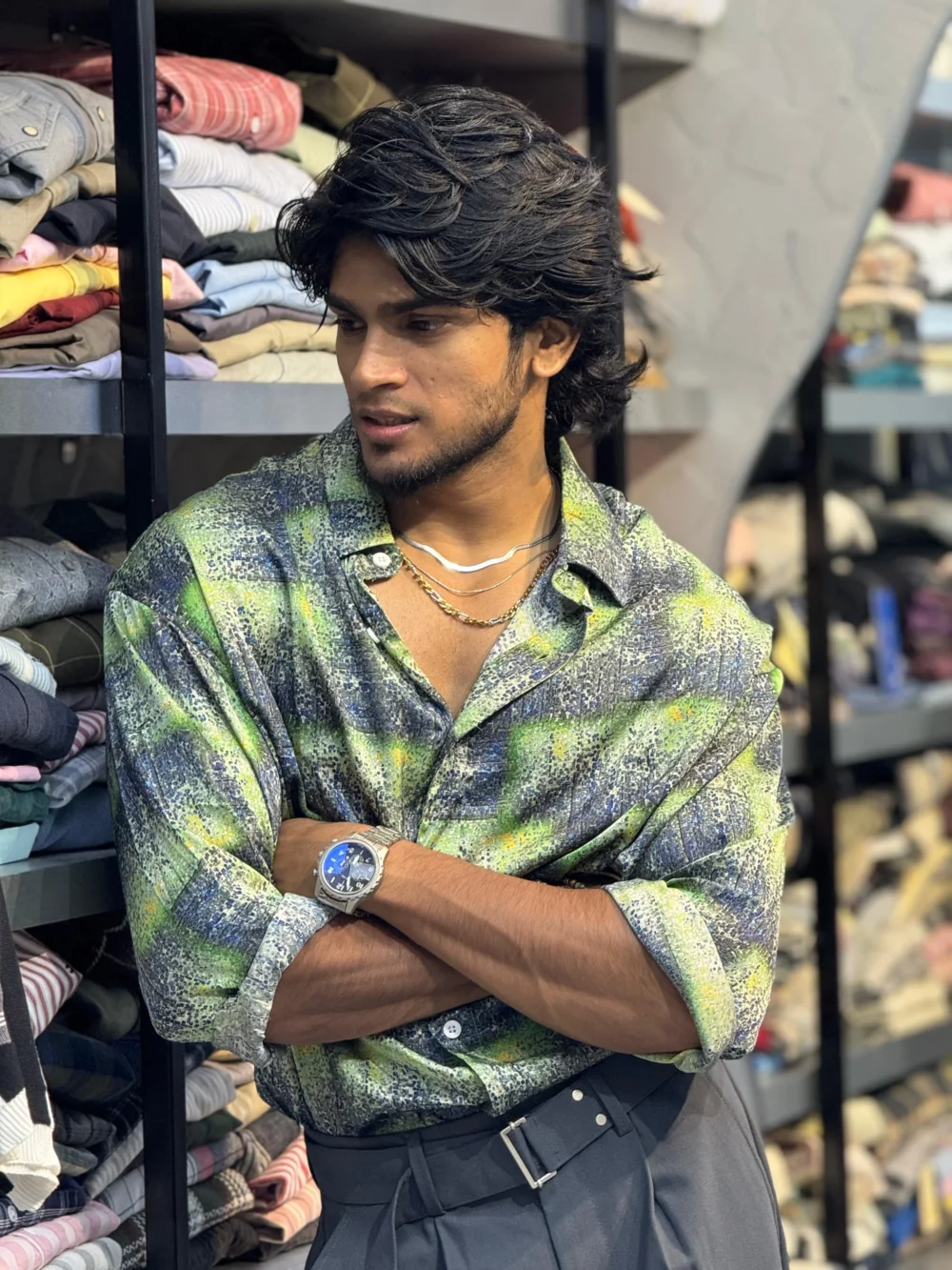 JAPANESE CREPE SATIN SHIRT - Image 2