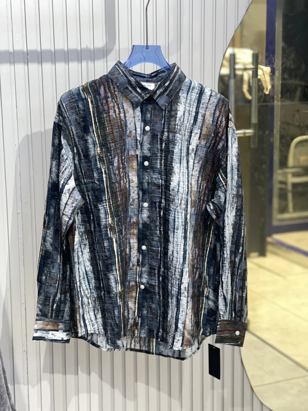 JAPANESE CREPE SATIN SHIRT