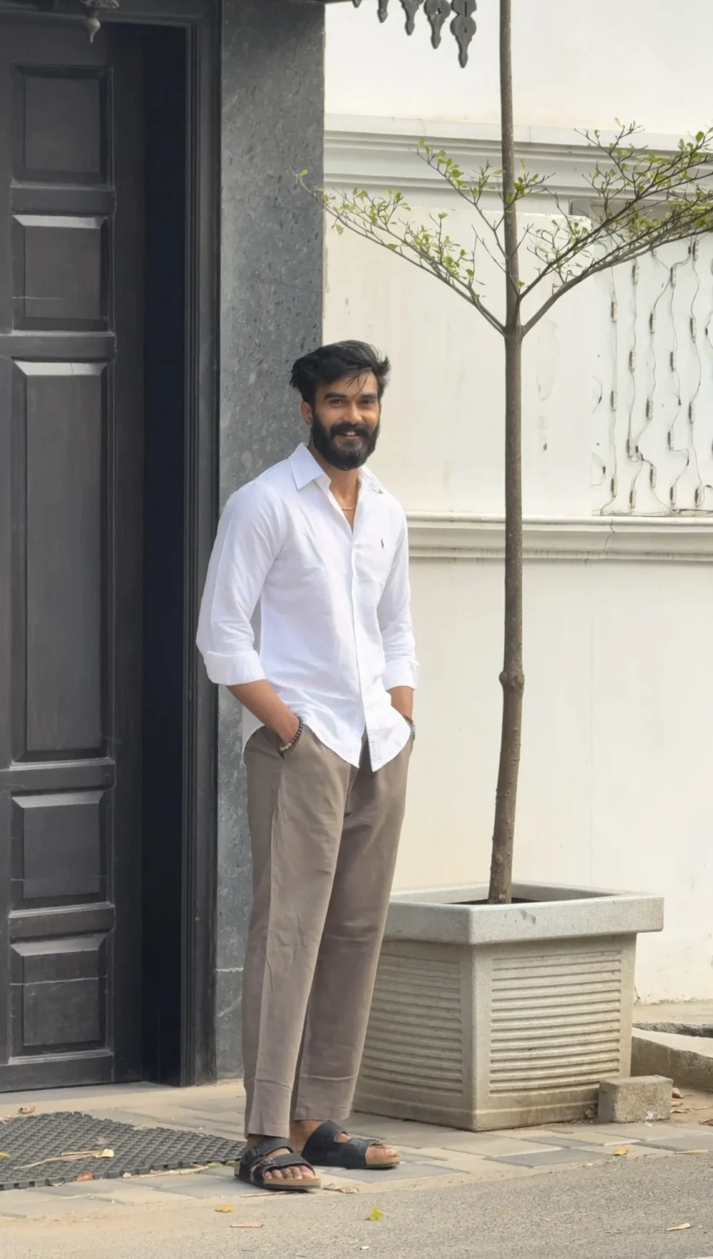 R* POLO (OG) LINEN SHIRT