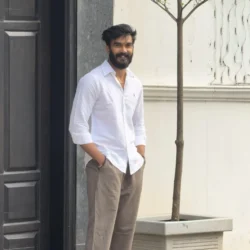 R* POLO (OG) LINEN SHIRT