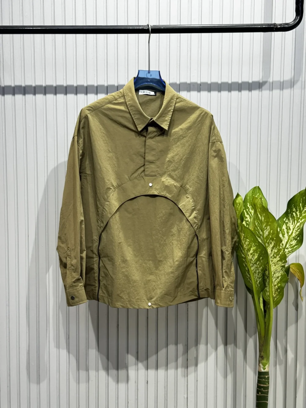 Curved Panel Edition Streetwear Shirt
