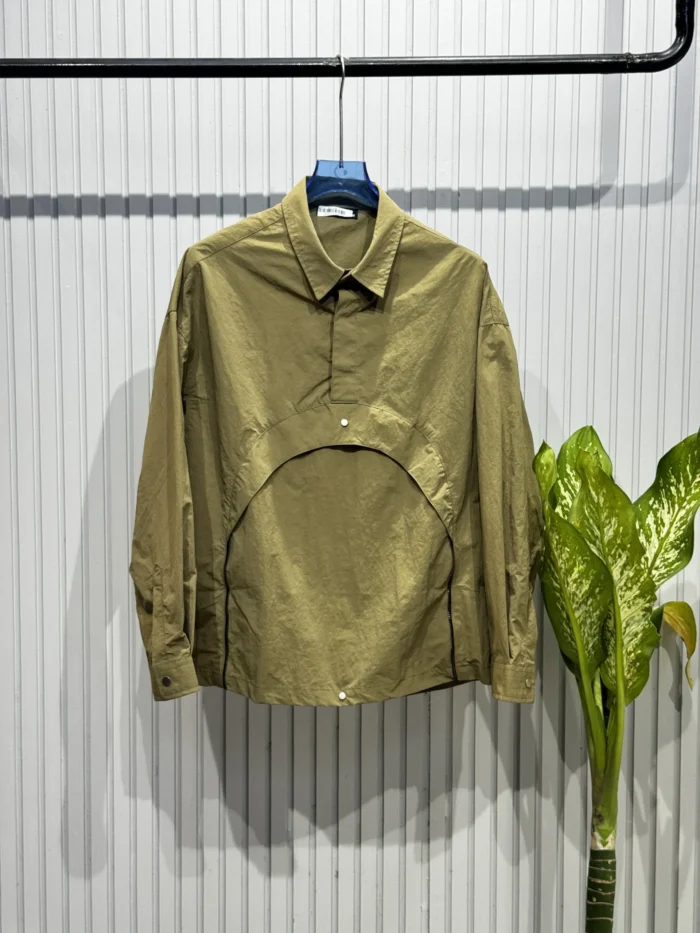 Curved Panel Edition Streetwear Shirt