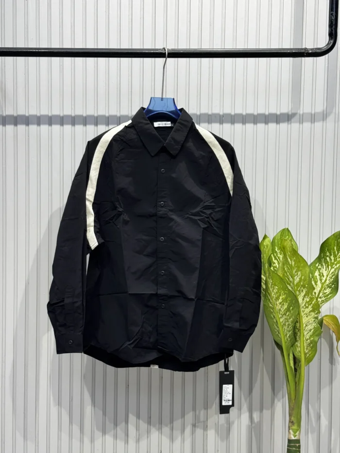 Contrast Stripe Streetwear Shirt