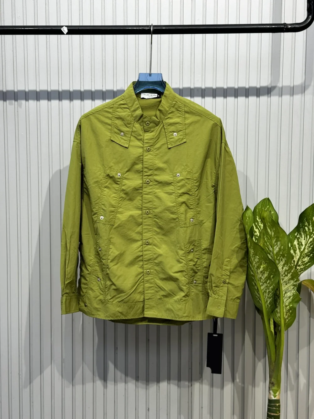 Poly Terry Utility Streetwear Shirts - Image 2