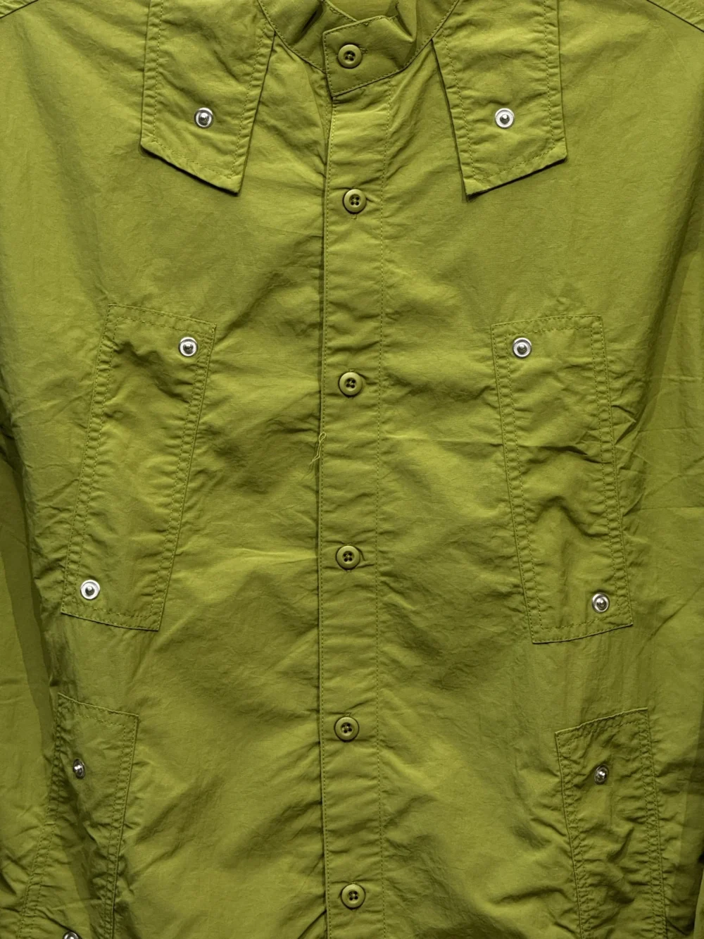 Poly Terry Utility Streetwear Shirts - Image 5