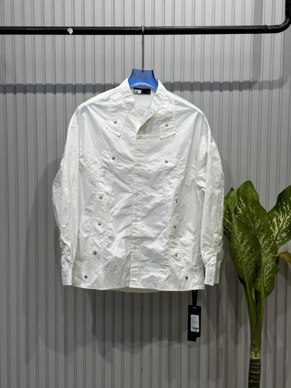 Poly Terry Utility Streetwear Shirts - Image 3
