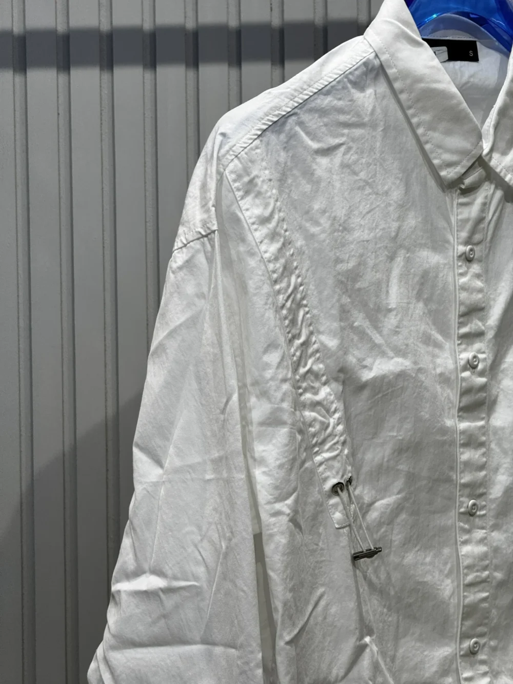 Adjustable Toggle Detailing Streetwear Shirt - Image 3