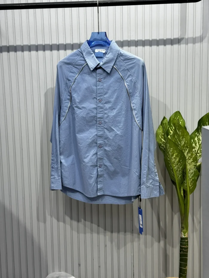 Zip Detail Edition Streetwear Shirt