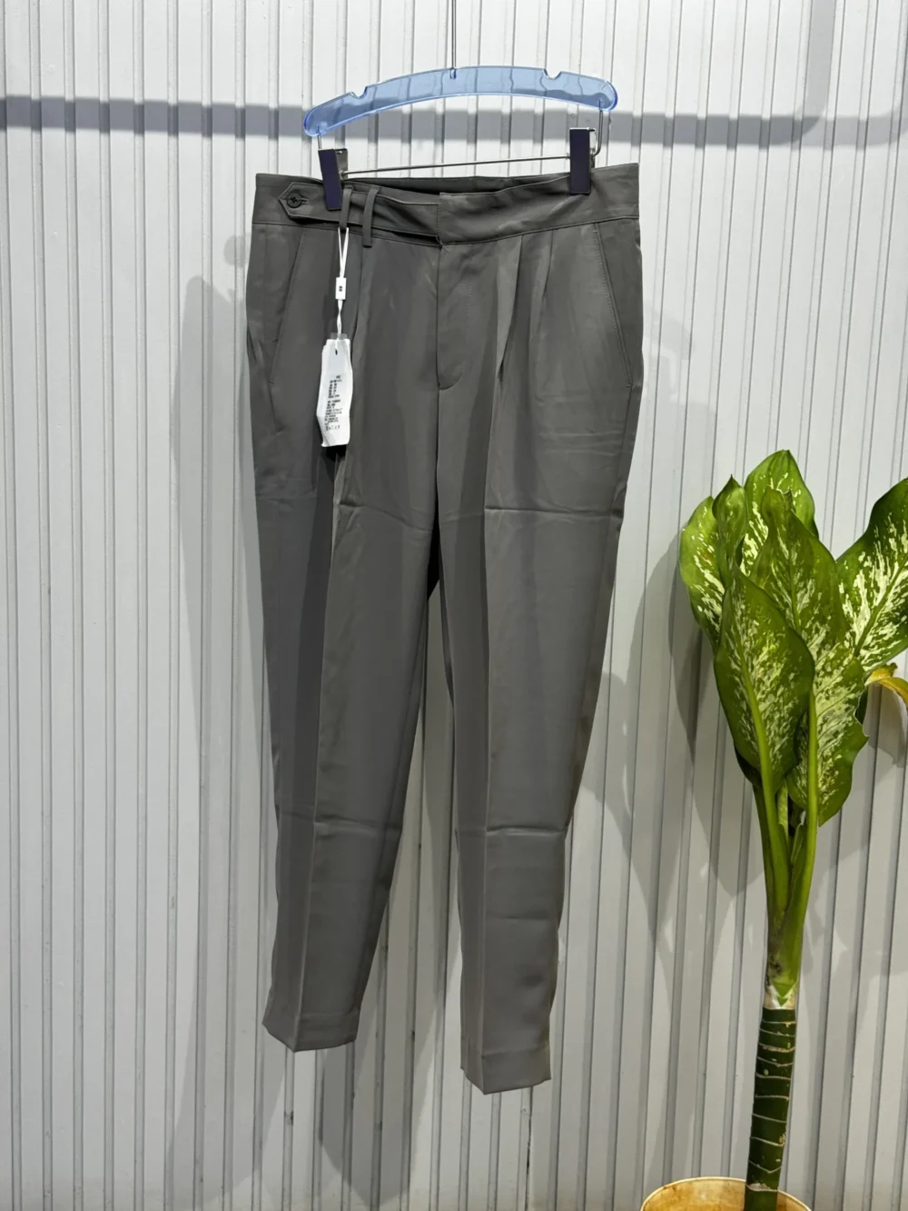 Ash Grey Imported Korean Tailored Trousers
