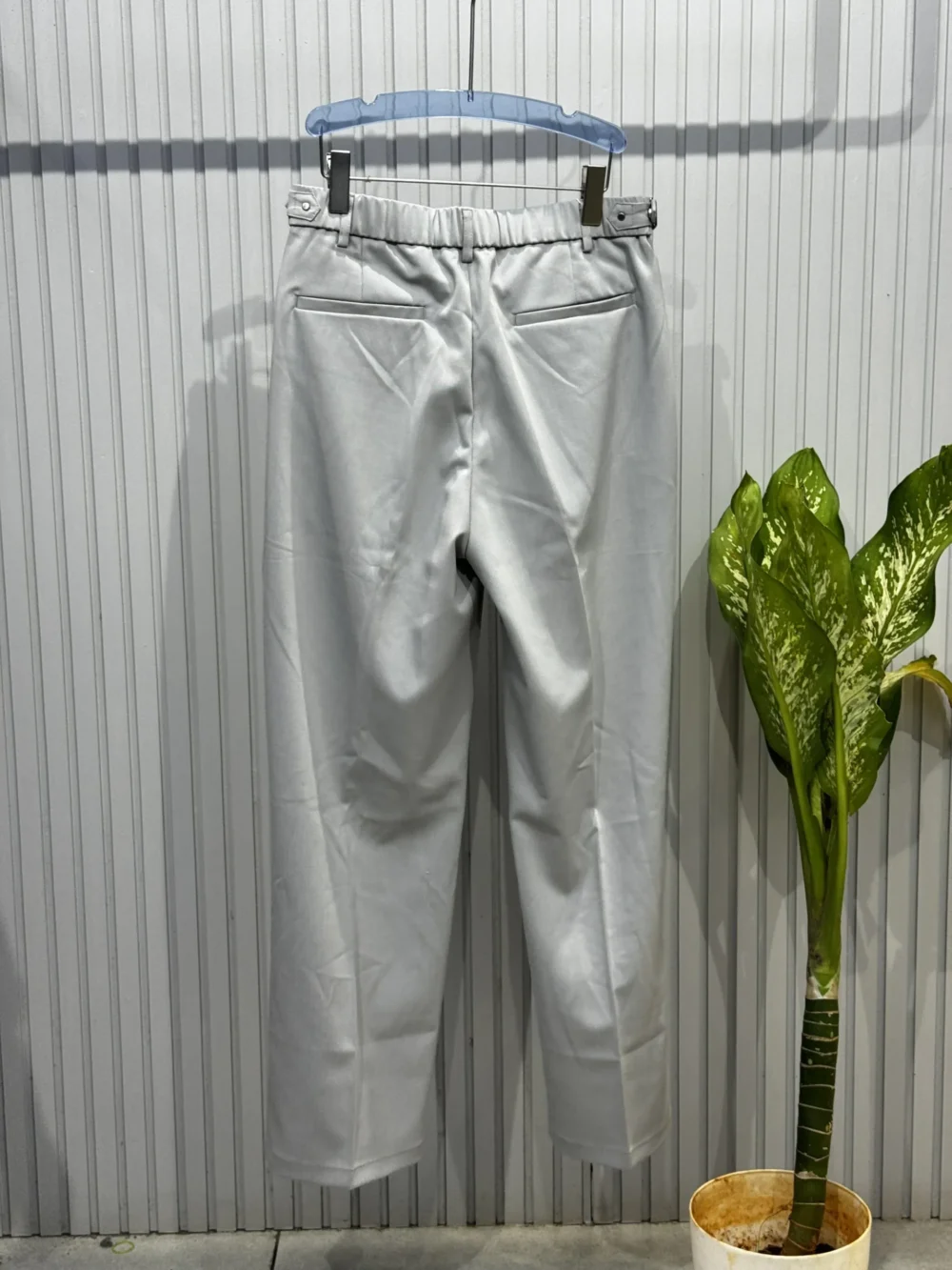 Light Grey Imported Korean Trousers - Image 4