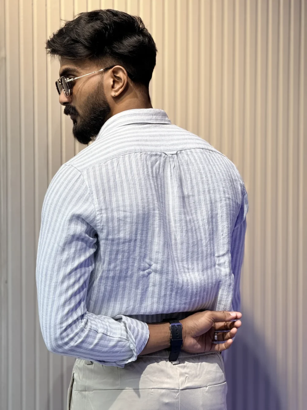 40’s pure linen stripes - Image 2