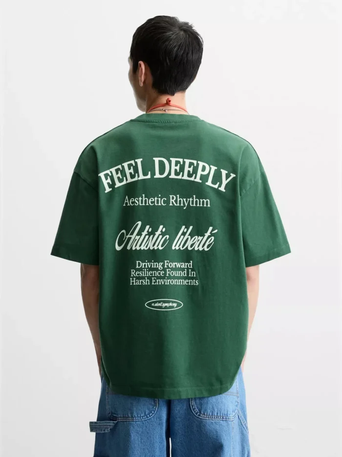 Zara T-SHIRT WITH SLOGAN PRINT